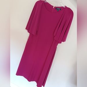 Lauren by ralph Lauren, magenta, elegant dress, size 12,